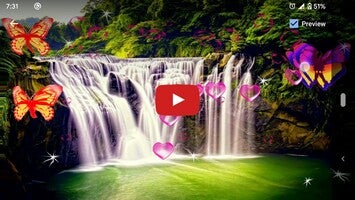 Video über 3D Waterfall Live Wallpaper 1