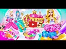 Vídeo de gameplay de Rainbow Princess Cake Maker 1
