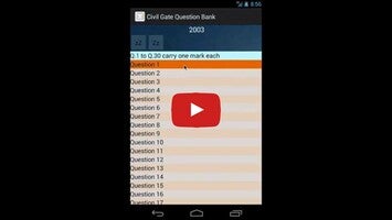 Vídeo de Civil Gate Question Bank 1