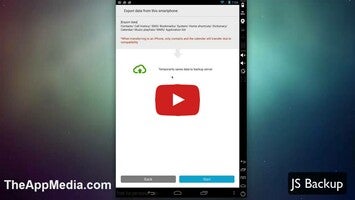 Vídeo sobre JS Backup 1