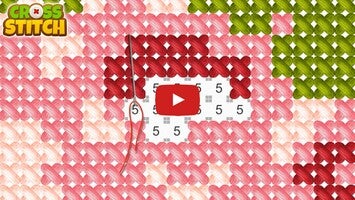 Video gameplay Cross Stitch Coloring Art 1