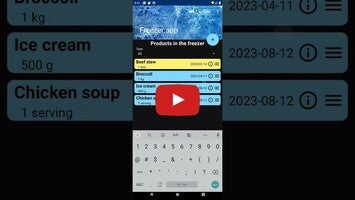 Video about Freezer app 1