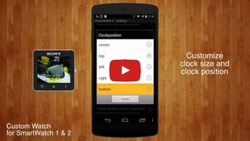 Custom Watch for SmartWatch1動画について