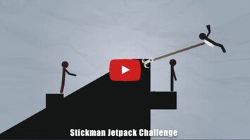 Vídeo de gameplay de Stickman Jetpack Challenge - R 1