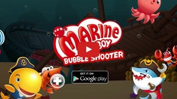 Video gameplay Bubble Shooter: Marine Boy 1
