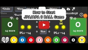 Video about JPA 9BALL SCORE 1