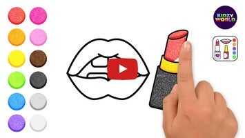 Vidéo de jeu deGlitter Beauty MakeUp Coloring1
