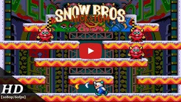 วิดีโอการเล่นเกมของ SNOW BROS. classic 1