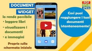 Video su Document Widget View PDF JPG EPUB on home screen 1