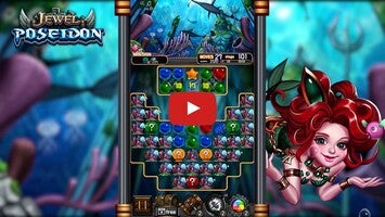 Gameplay video of Jewel Poseidon : Jewel Match 3 1