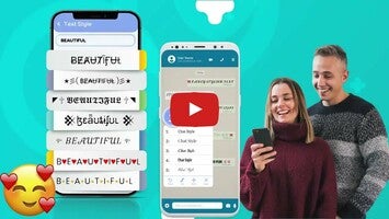 วิดีโอเกี่ยวกับ Chat Style for whatsapp :Fonts 1