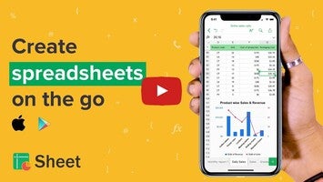 فيديو حول Zoho Sheet - Spreadsheet App1