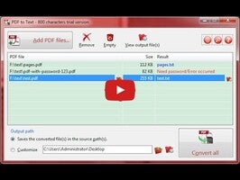 PDF to Text 1 के बारे में वीडियो