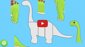 Gameplay video of Dinosaur Puzzles for Kids 1
