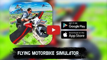 Vídeo-gameplay de Flying Bike Game Motorcycle 3D 1