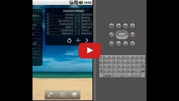 Video del gameplay di Livescore Widget 1