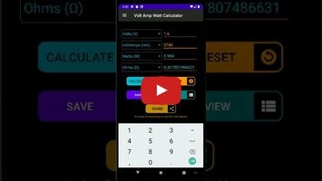 Video about Volt Amp Watt Calculator 1