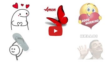 Video about HD Stickers packs for WhatsApp 1