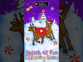 Video gameplay Splash of Fun Coloring Game 1