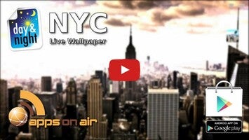 ニューヨーク市の都市のスカイライン (夜と昼) フリー1動画について