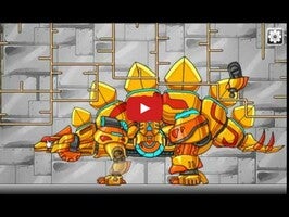 Stegosaurus Gold - Dino Robot 1 का गेमप्ले वीडियो