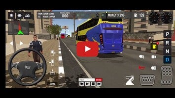 Video gameplay Malaysia Bus Simulator 1