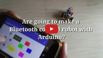Arduino Bluetooth Joystick controller1動画について