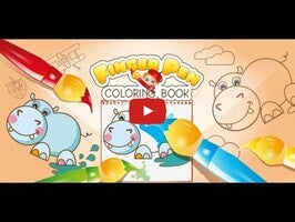 Gameplay video of FingerPen Coloring book for kids 1