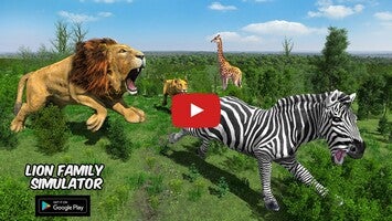 วิดีโอการเล่นเกมของ Lion Simulator Animal Games 3D 1