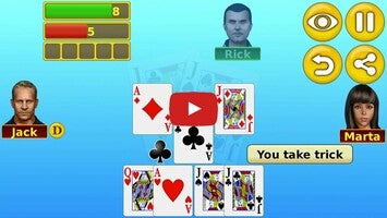 Gameplay video of Euchre 1