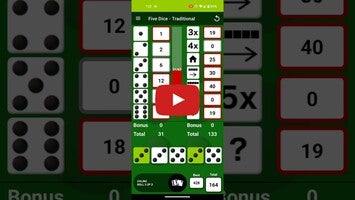 Gameplay video of Five Dice! (Free) 1