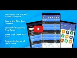 Video about World Time Zone Clock Time now 1
