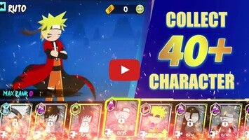 Gameplay video of Stickman Ninja Fight 1