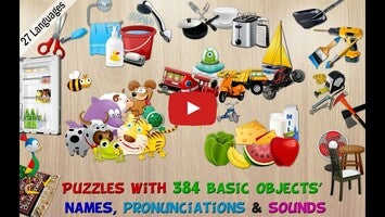 วิดีโอการเล่นเกมของ 384 Puzzles for Kids 1