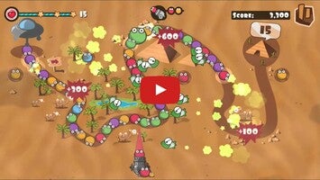 Video gameplay Bubble Blast Marbles 1