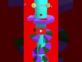 Gameplay video of Helix Jump 1