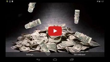 วิดีโอเกี่ยวกับ Dollars Live Wallpaper 1