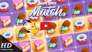 Gameplay video of Angry Birds Match 1