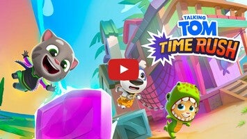 Gameplay video of Talking Tom Time Rush 1