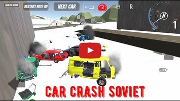 Videoclip cu modul de joc al Car Crash Soviet 1