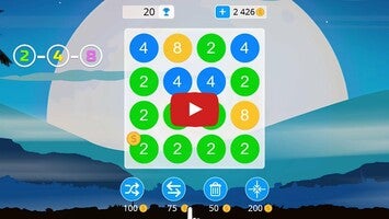 Vidéo de jeu de2-4-8 link identical numbers1