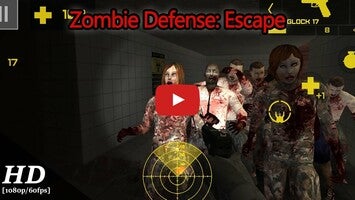 طريقة لعب الفيديو الخاصة ب Zombie Defense: Escape1