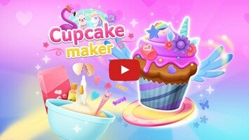 طريقة لعب الفيديو الخاصة ب Cupcake maker cooking games1
