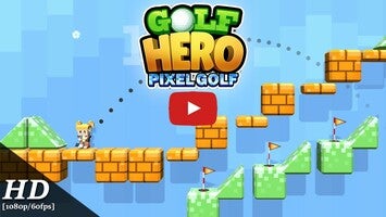 Gameplay video of Golf Hero - Pixel Golf 3D 1