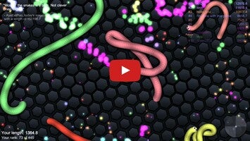 Gameplay video of slither.io 1