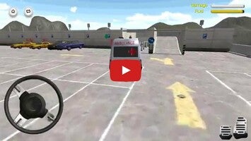 Gameplay video of Ambulance Garage Parking 1
