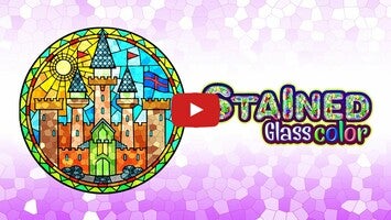 Video about Stained Glass Color by Number 1