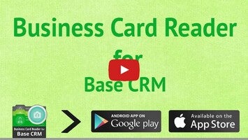 Vídeo sobre Business Card Reader for Base CRM 1