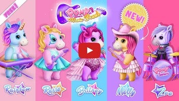 Gameplay video of Pony Sisters Pop Music Band 1