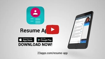 Video about Resume Builder App Free 1